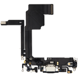 Charging Port Flex Cable For iPhone 15 Pro Used OEM Pull) (Blue Titanium)