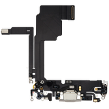 Charging Port Flex Cable For iPhone 15 Pro (Pull) (White Titanium)