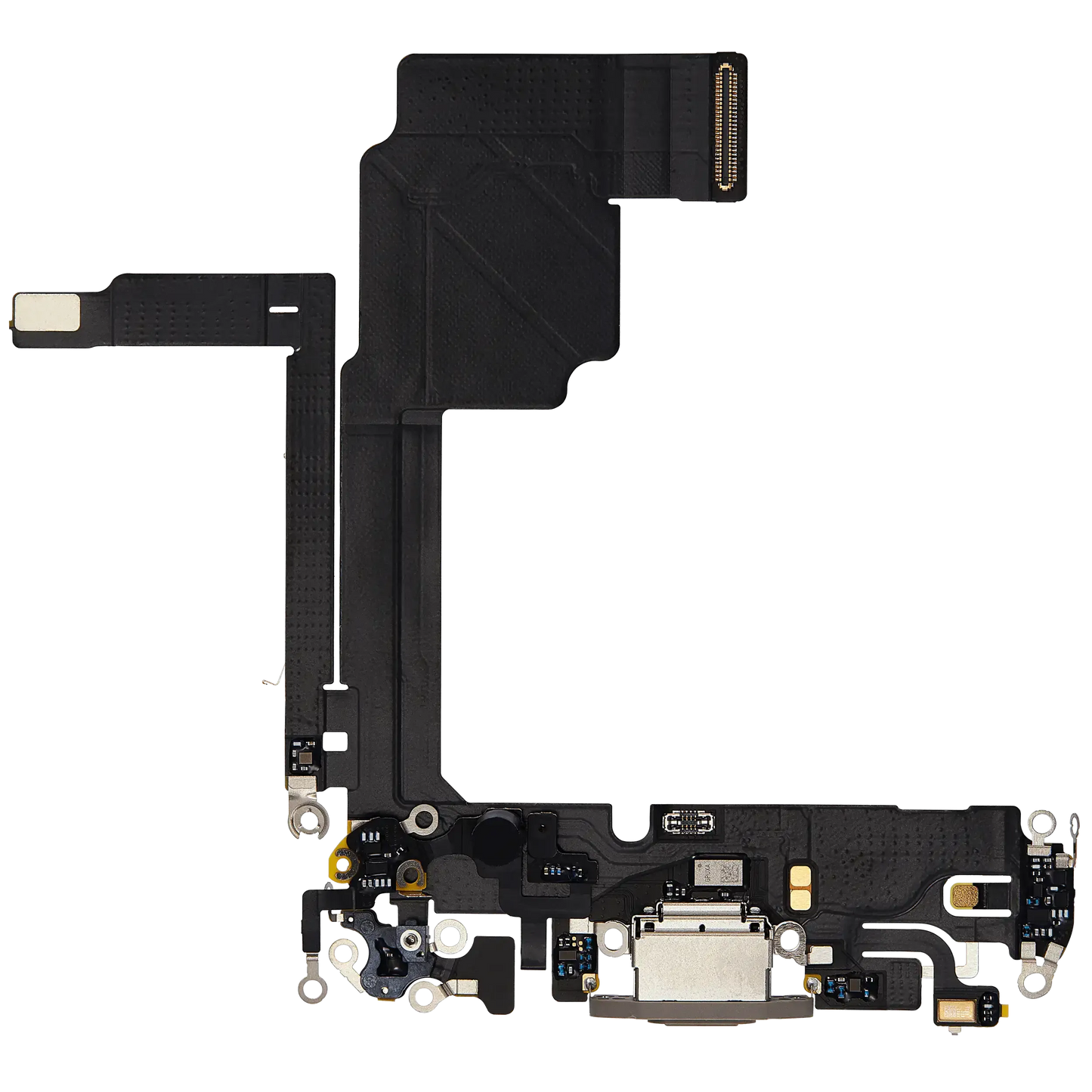 Charging Port Flex Cable For iPhone 15 Pro (Pull) (Natural Titanium)