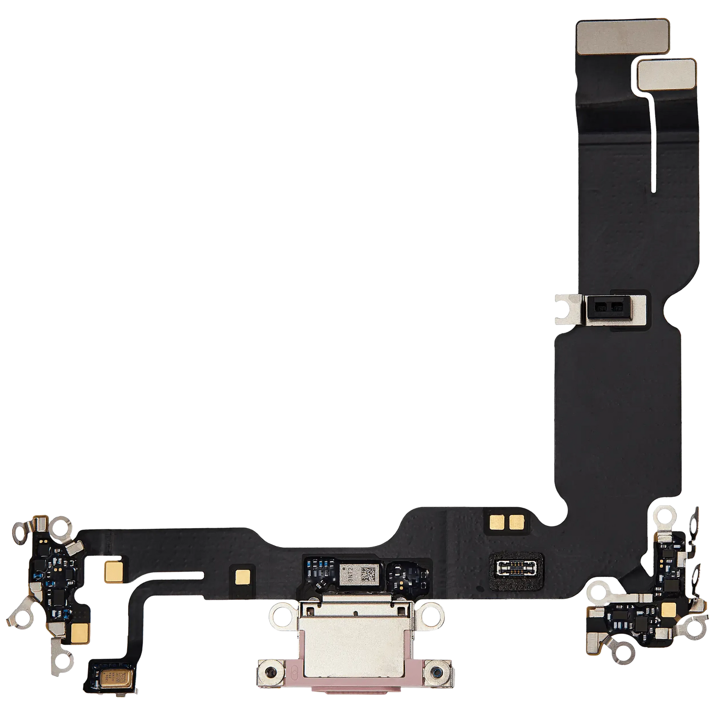 Charging Port Flex Cable For iPhone 15 Plus (Pull) (Pink)