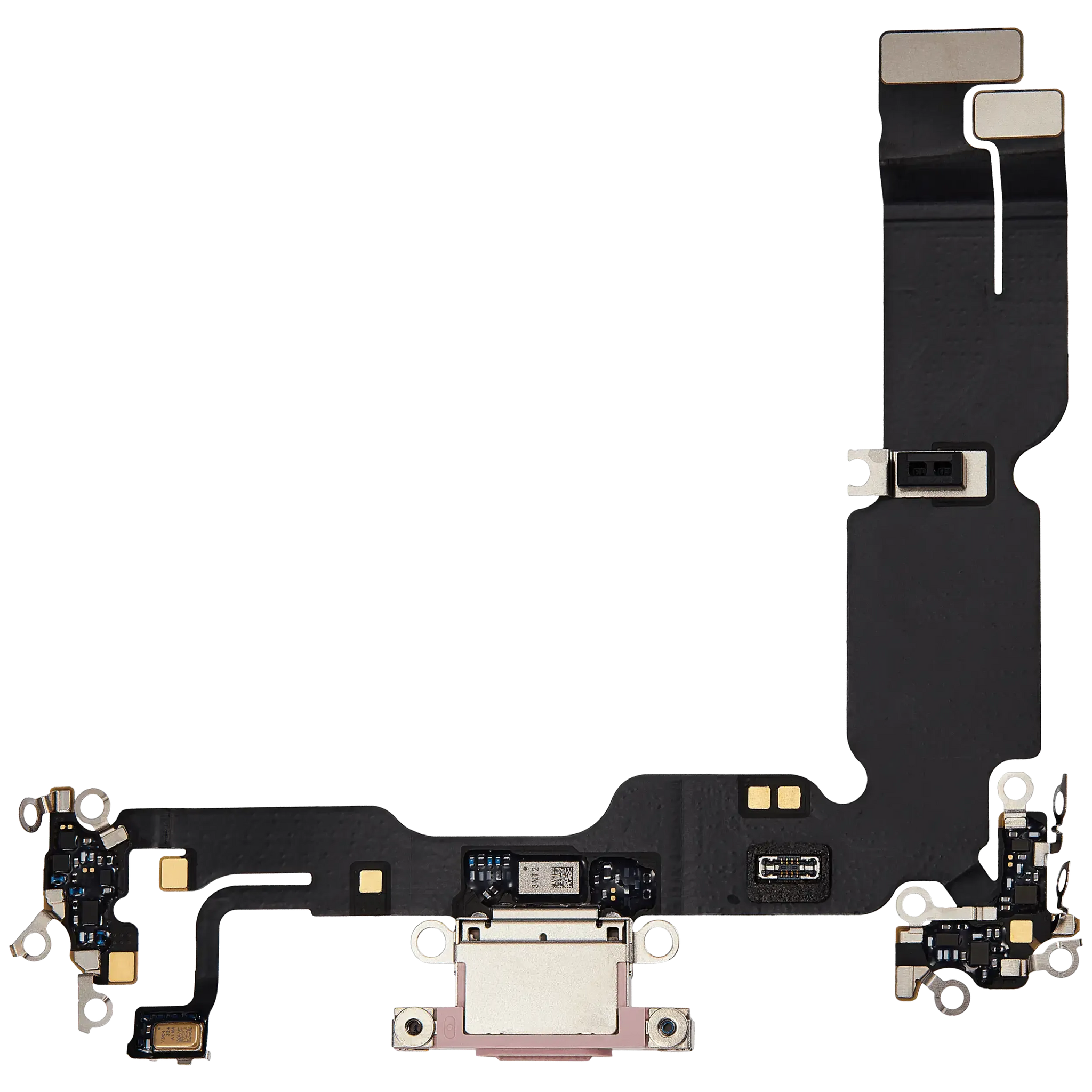 Charging Port Flex Cable For iPhone 15 Plus (Pull) (Pink)