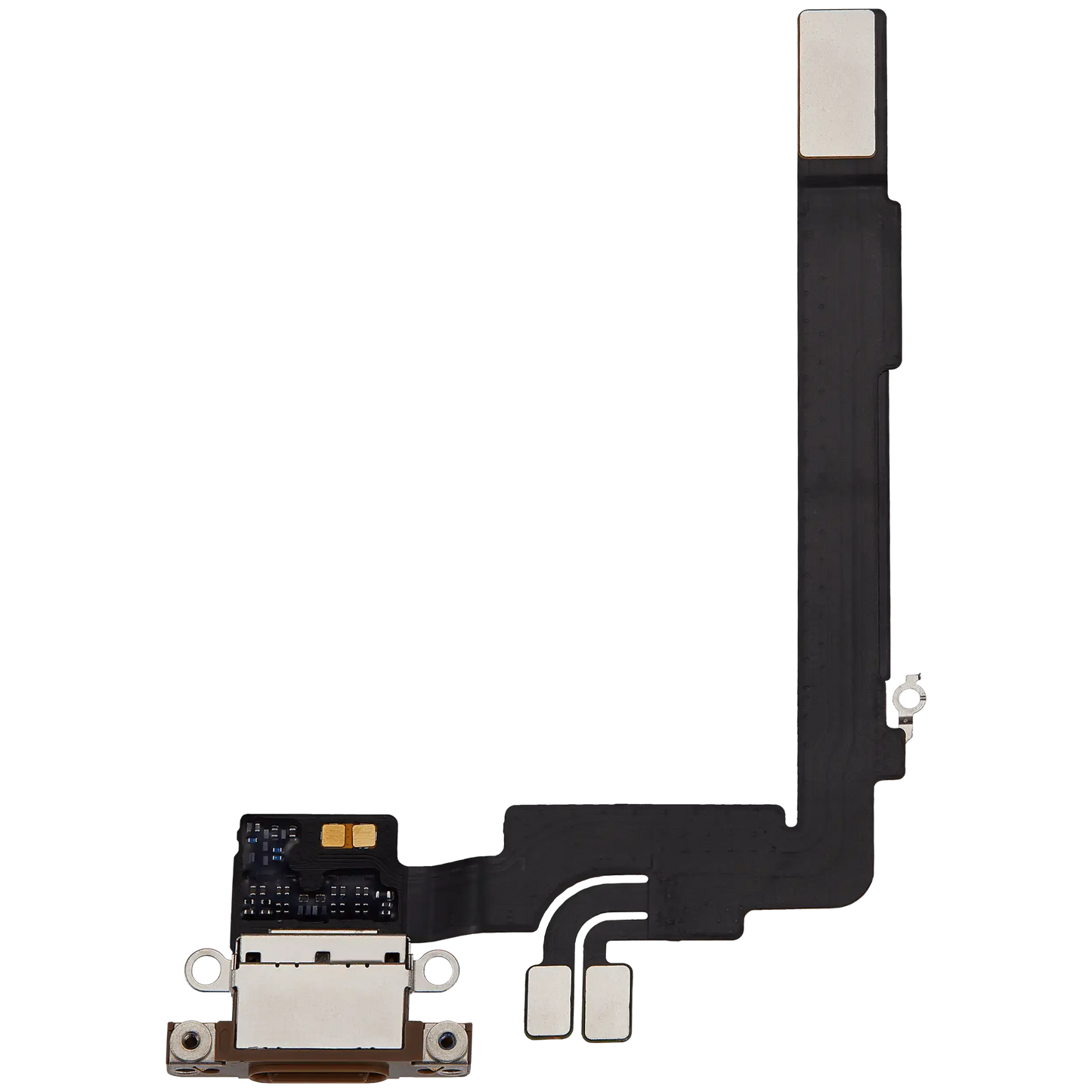Charging Port Flex Cable For iPhone 16 Pro Max (Pull) (White Titanium)