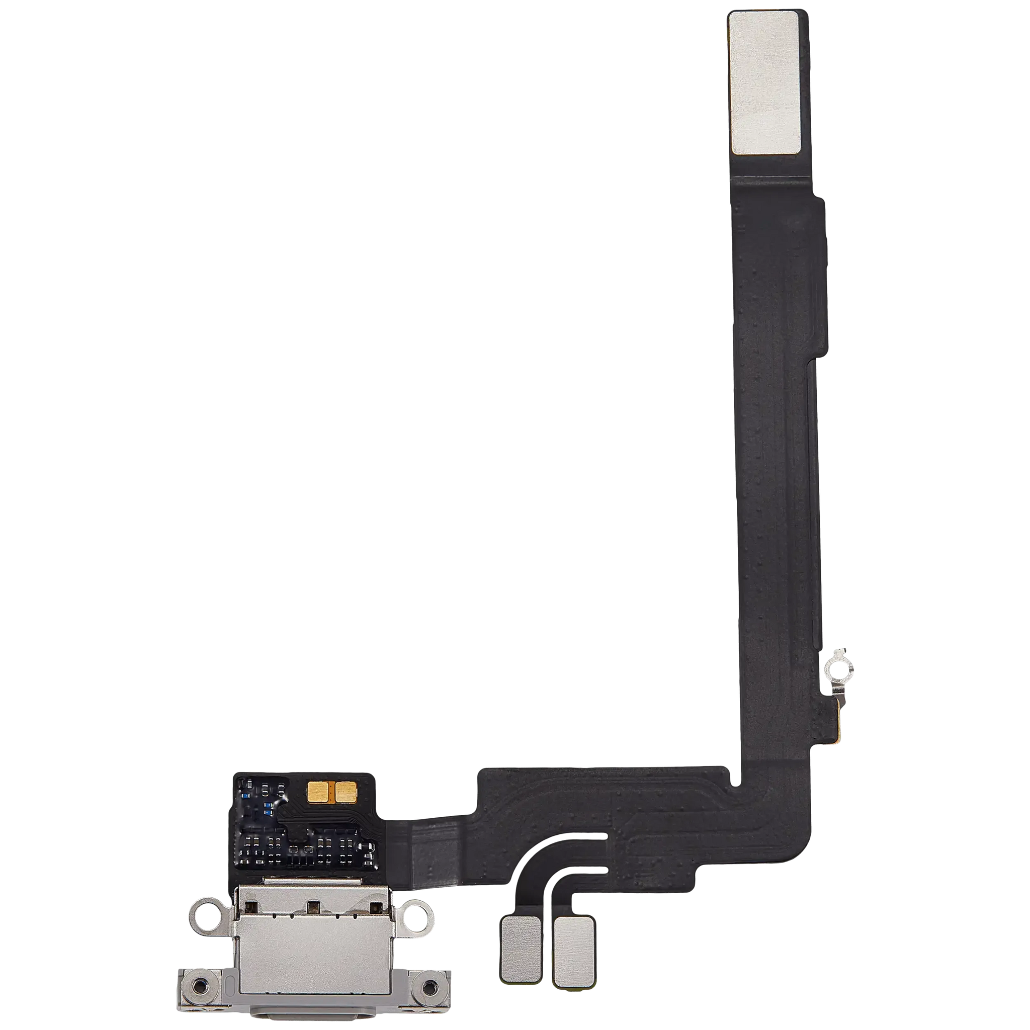Charging Port Flex Cable For iPhone 16 Pro Max (Pull) (White Titanium)