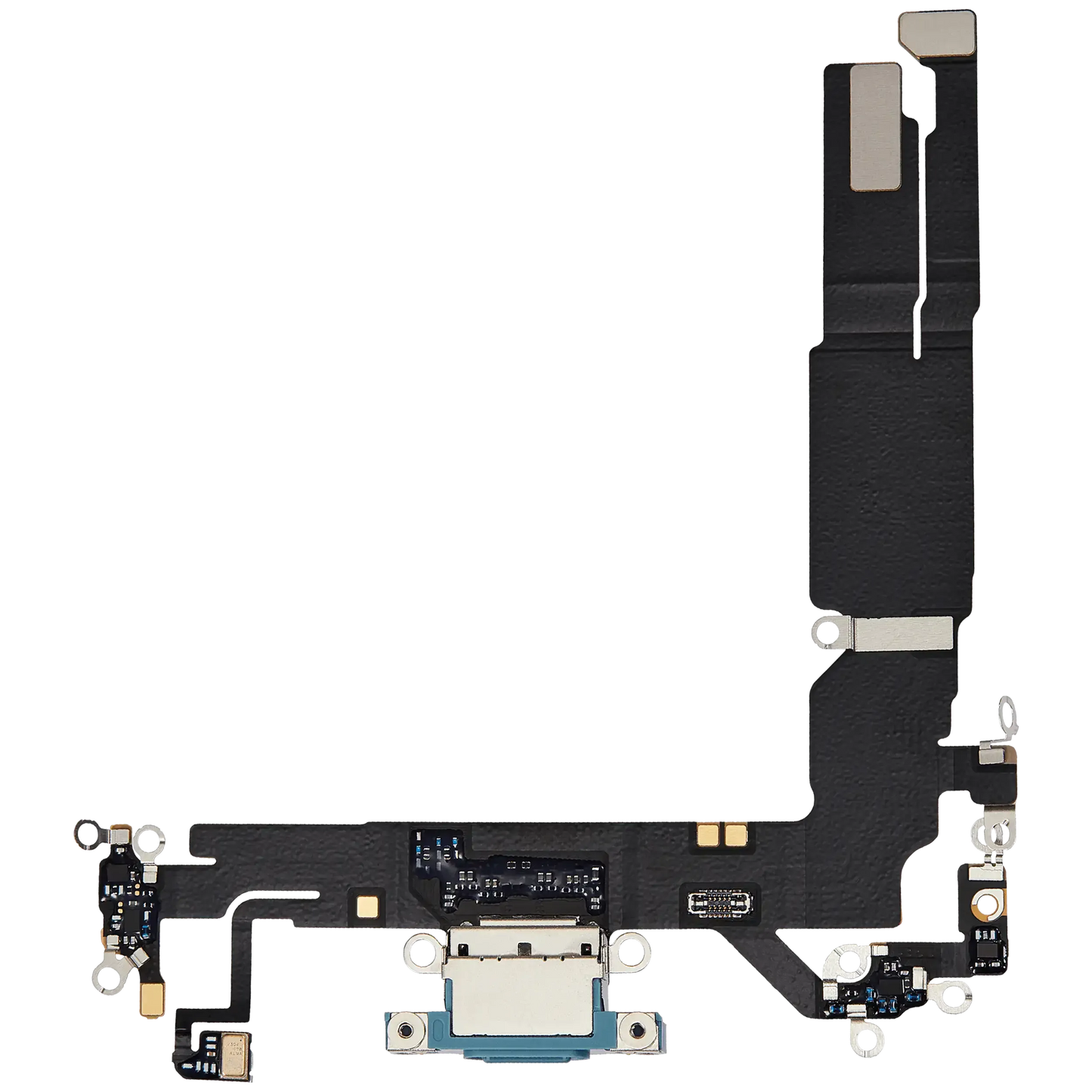 Charging Port Flex Cable For iPhone 16 (Pull) (Ultramarine)
