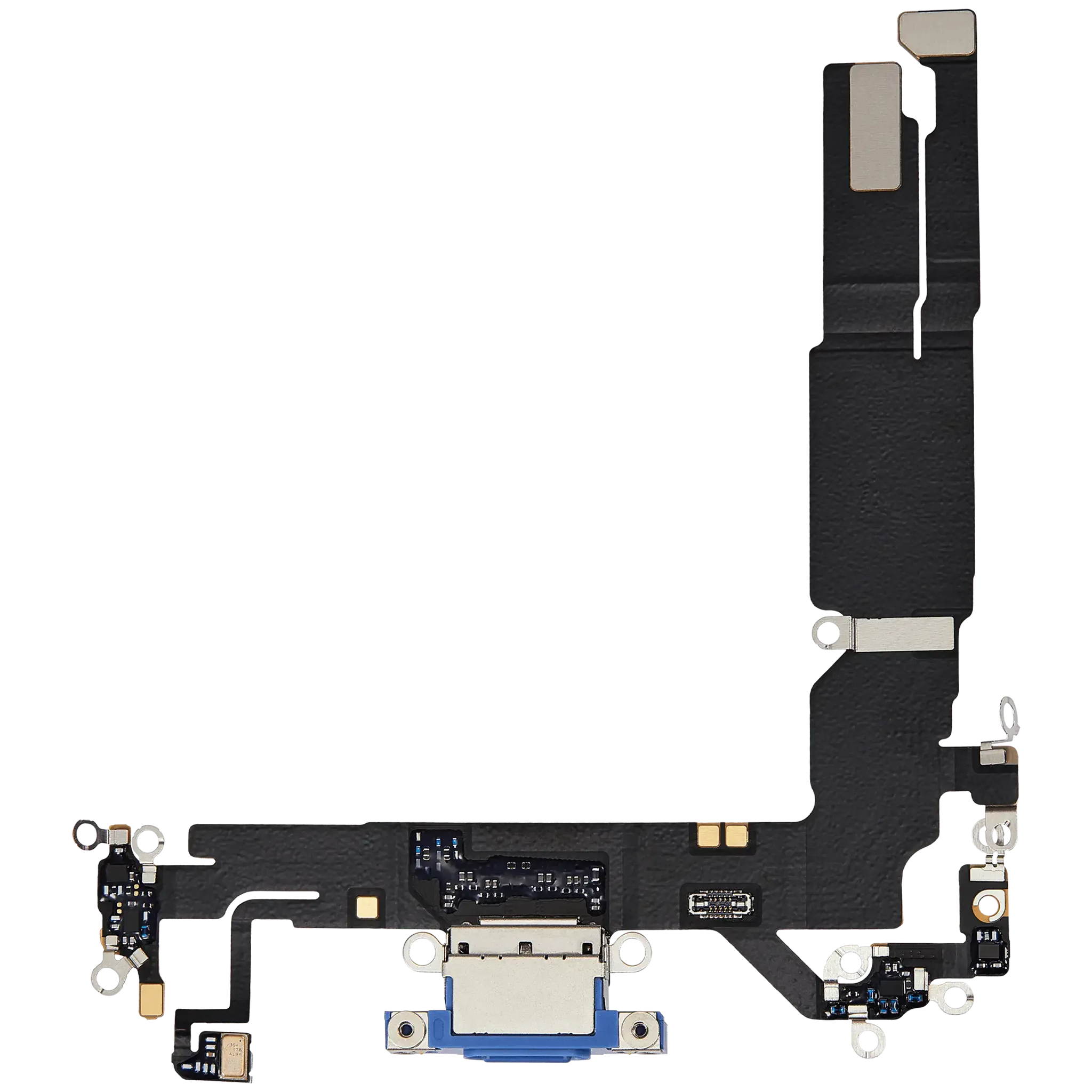 Charging Port Flex Cable For iPhone 16 (Pull) (Ultramarine)