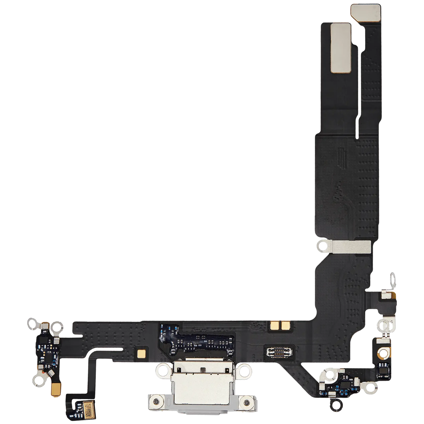Charging Port Flex Cable For iPhone 16 (Pull) (White)