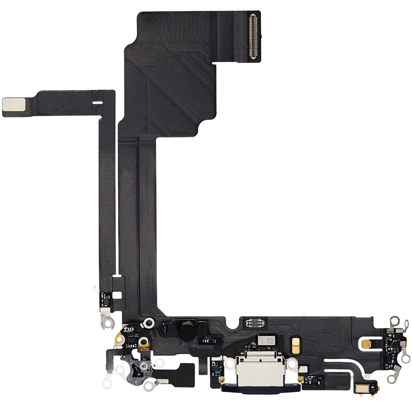 Charging Port Flex Cable For iPhone 15 Pro Max (Pull) (Blue Titanium)