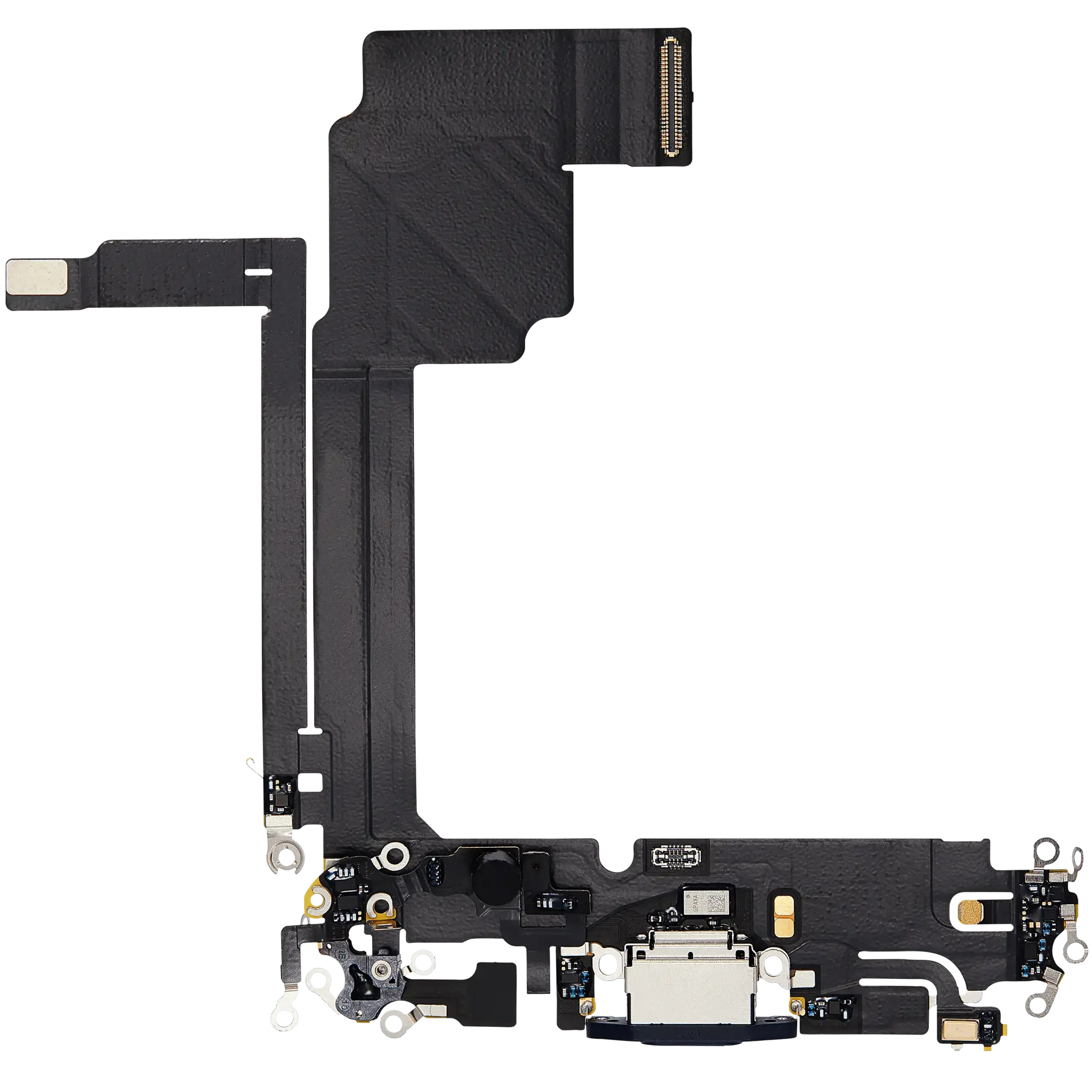 Charging Port Flex Cable For iPhone 15 Pro Max (Pull) (Blue Titanium)