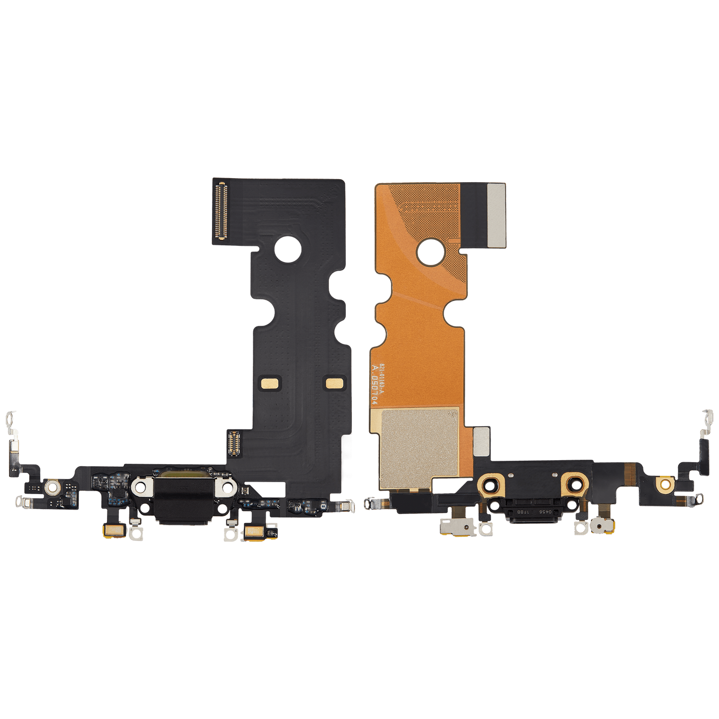Charging Port Flex Cable For iPhone SE (2020) (Pull) (Black)