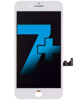 LCD Assembly With Steel Plate For iPhone 7 Plus (Incell) (White)