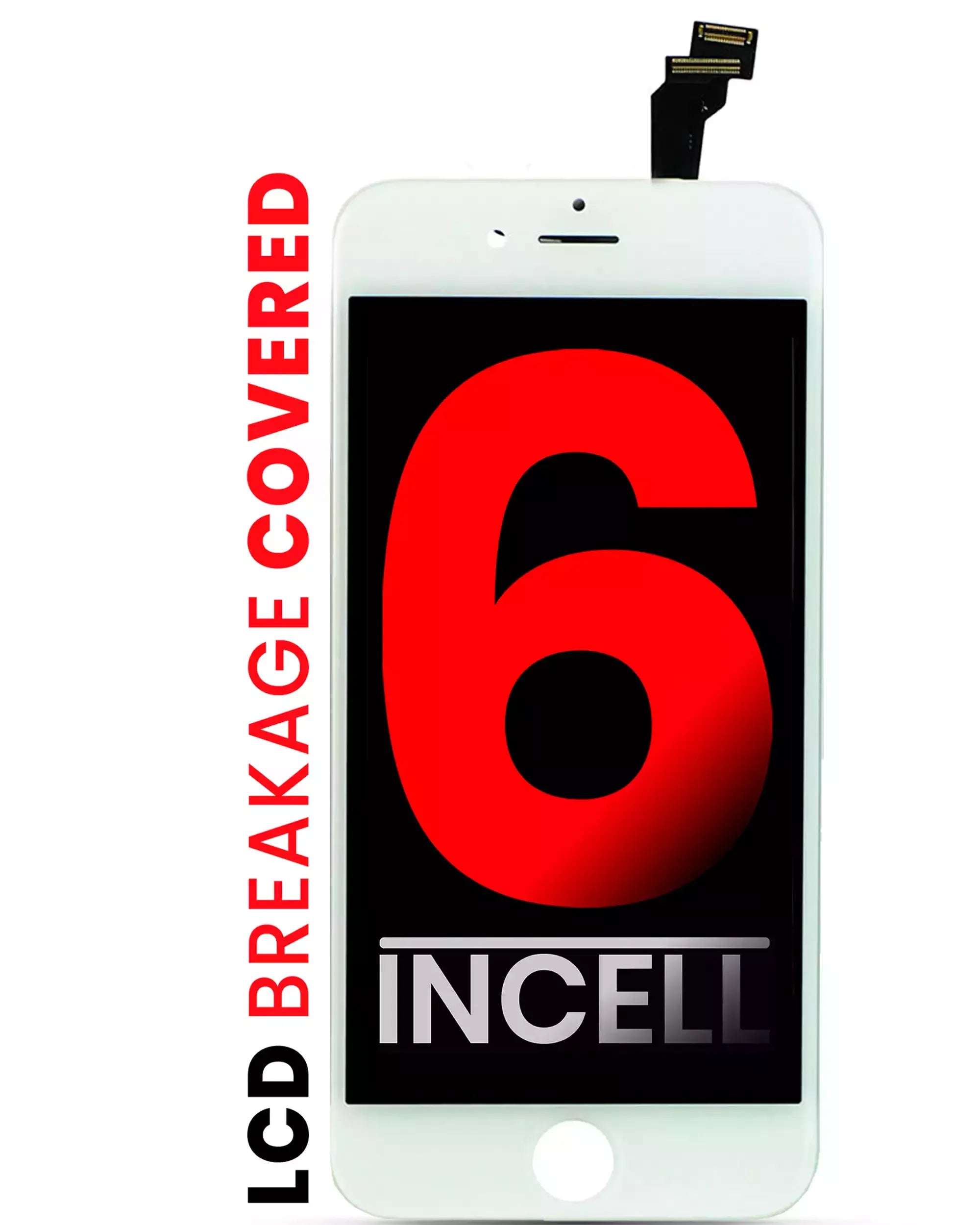 LCD Assembly For iPhone 6 (Incell) (White)