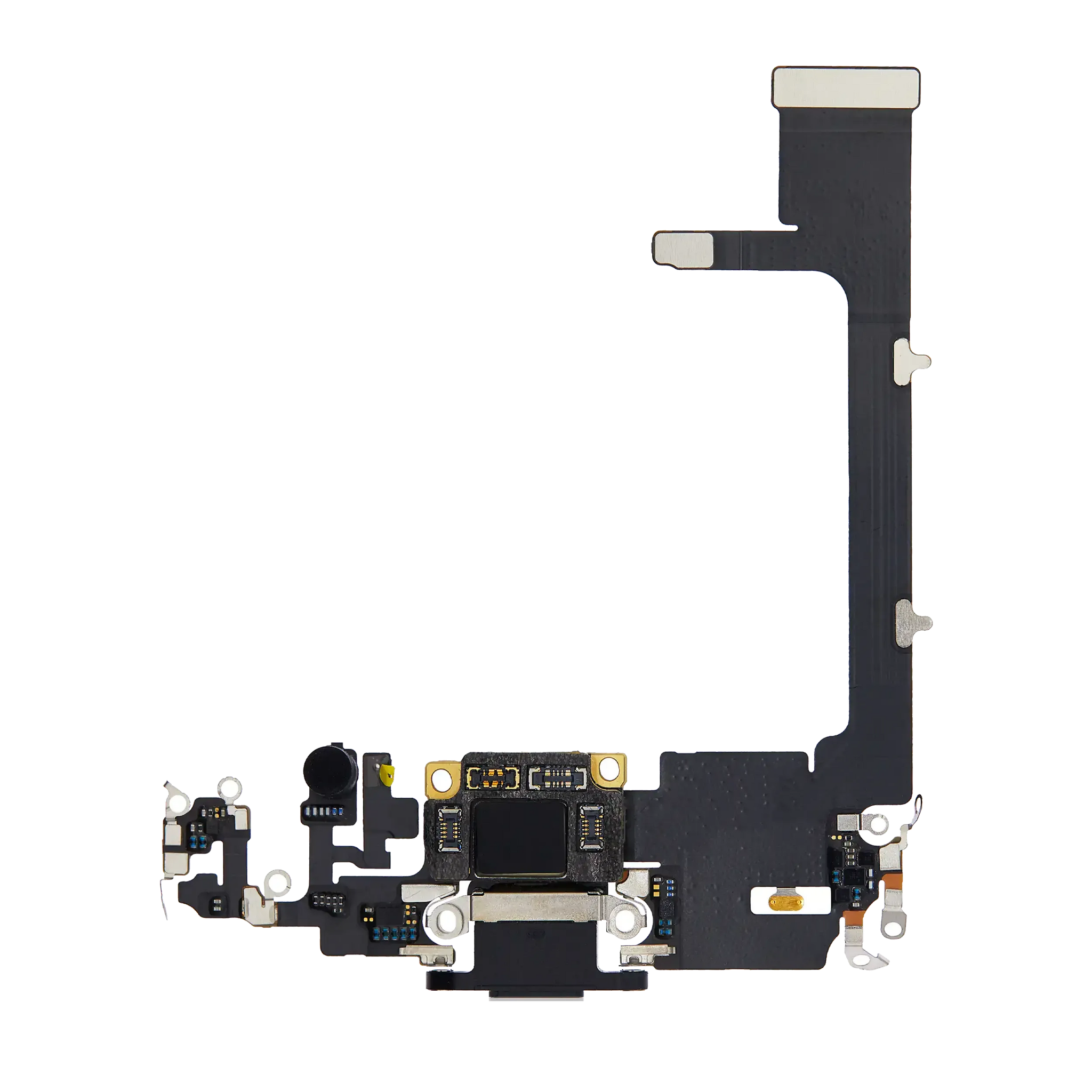 Charging Port Flex Cable With Board For iPhone 11 Pro (Used OEM) (Pull) (Space Gray)