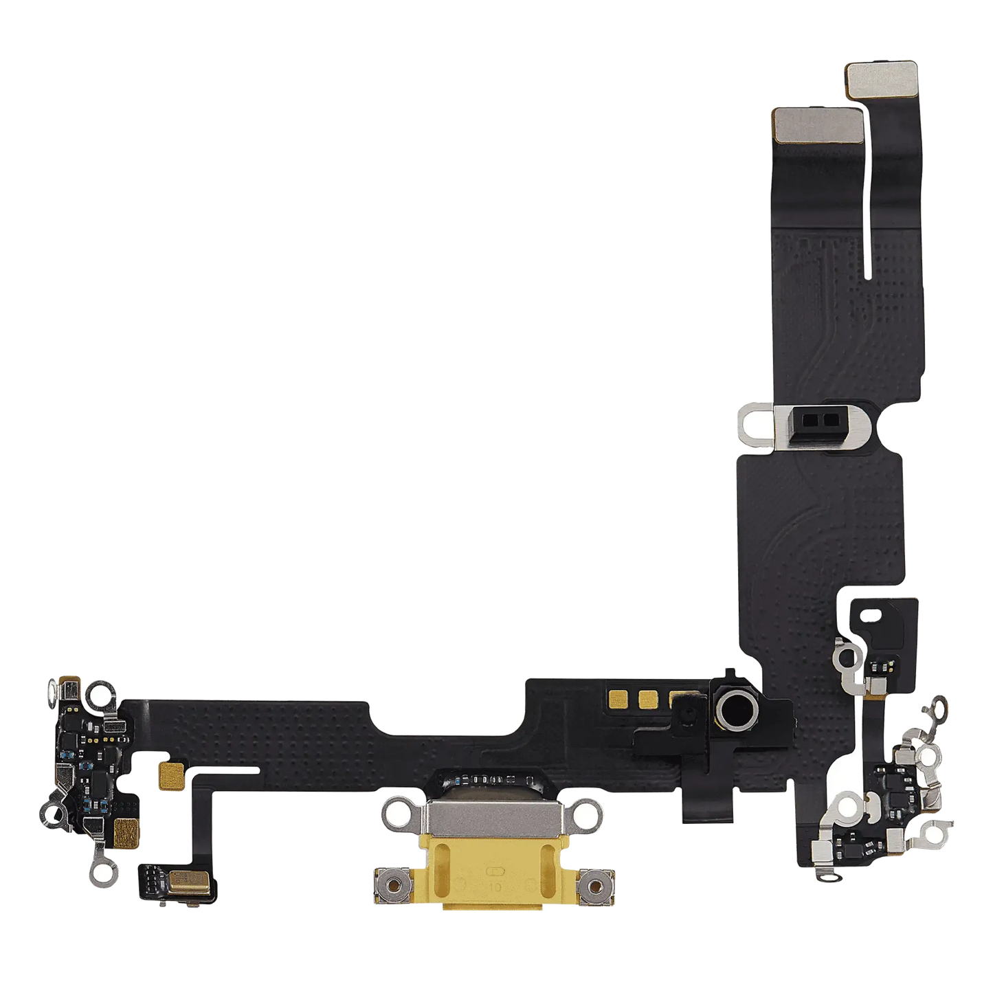 Charging Port Flex Cable For iPhone 15 Plus (Pull) (Yellow)