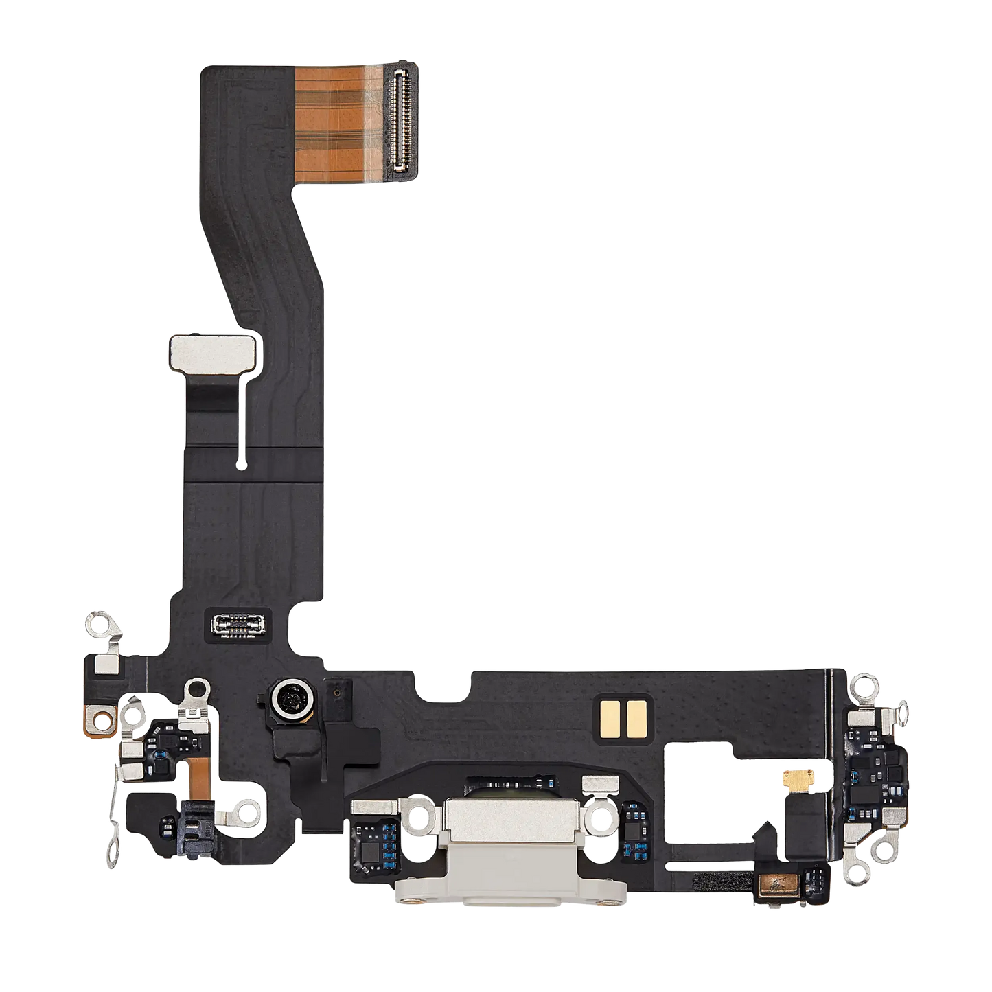 Charging Port Flex Cable For iPhone 12 (Pull) (White)