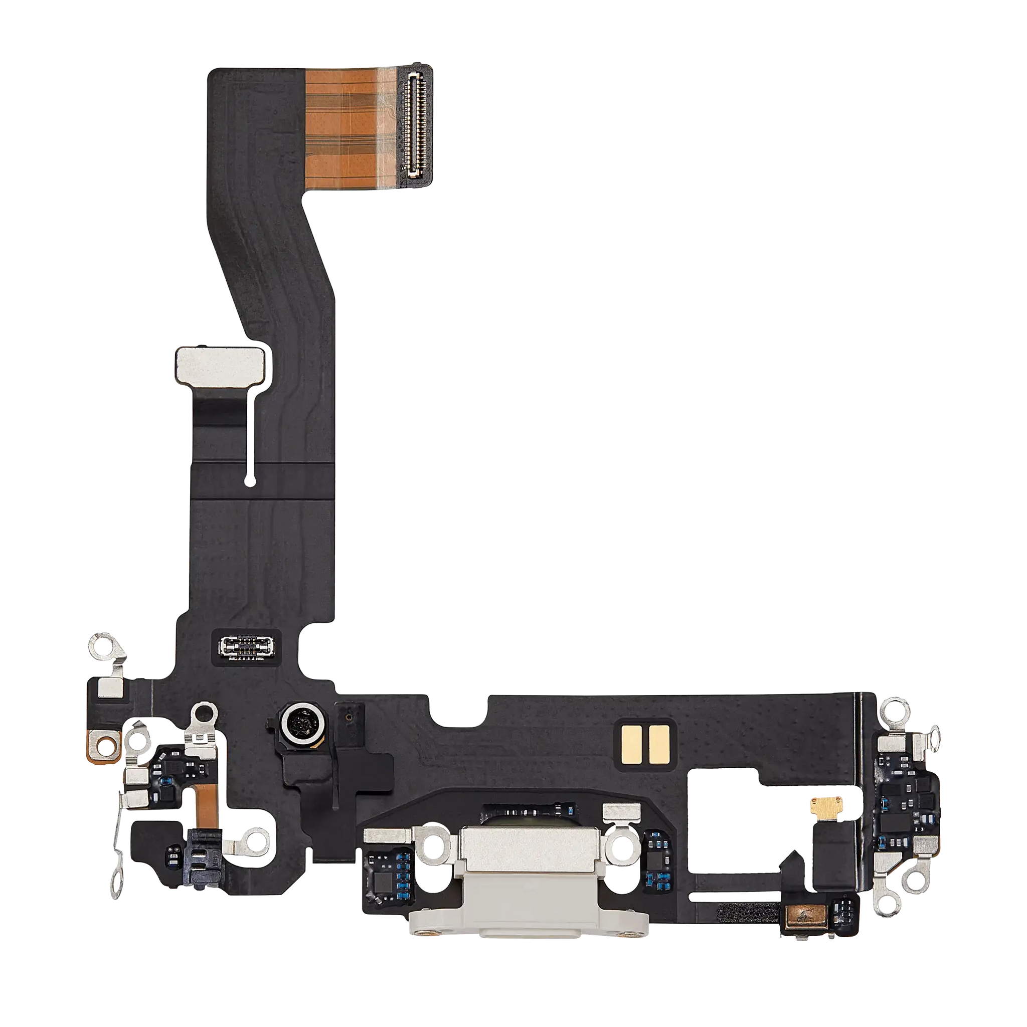 Charging Port Flex Cable For iPhone 12 (Pull) (White)