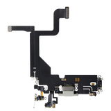Charging Port Flex Cable For iPhone 13 Pro (Pull) (Silver)