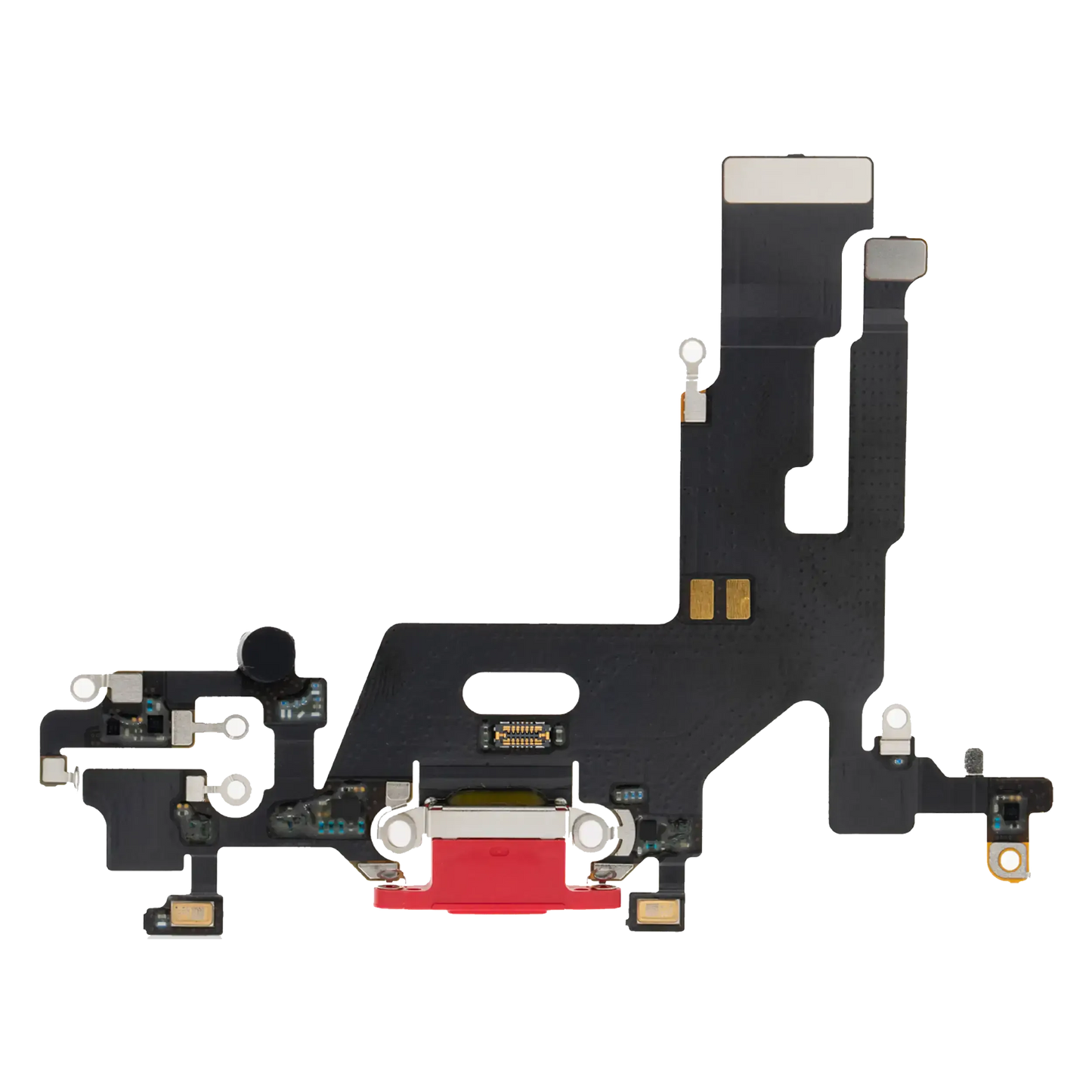 Charging Port Flex Cable For iPhone 11 (Red) (Pull)