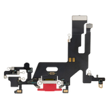 Charging Port Flex Cable For iPhone 11 (Red) (Pull)