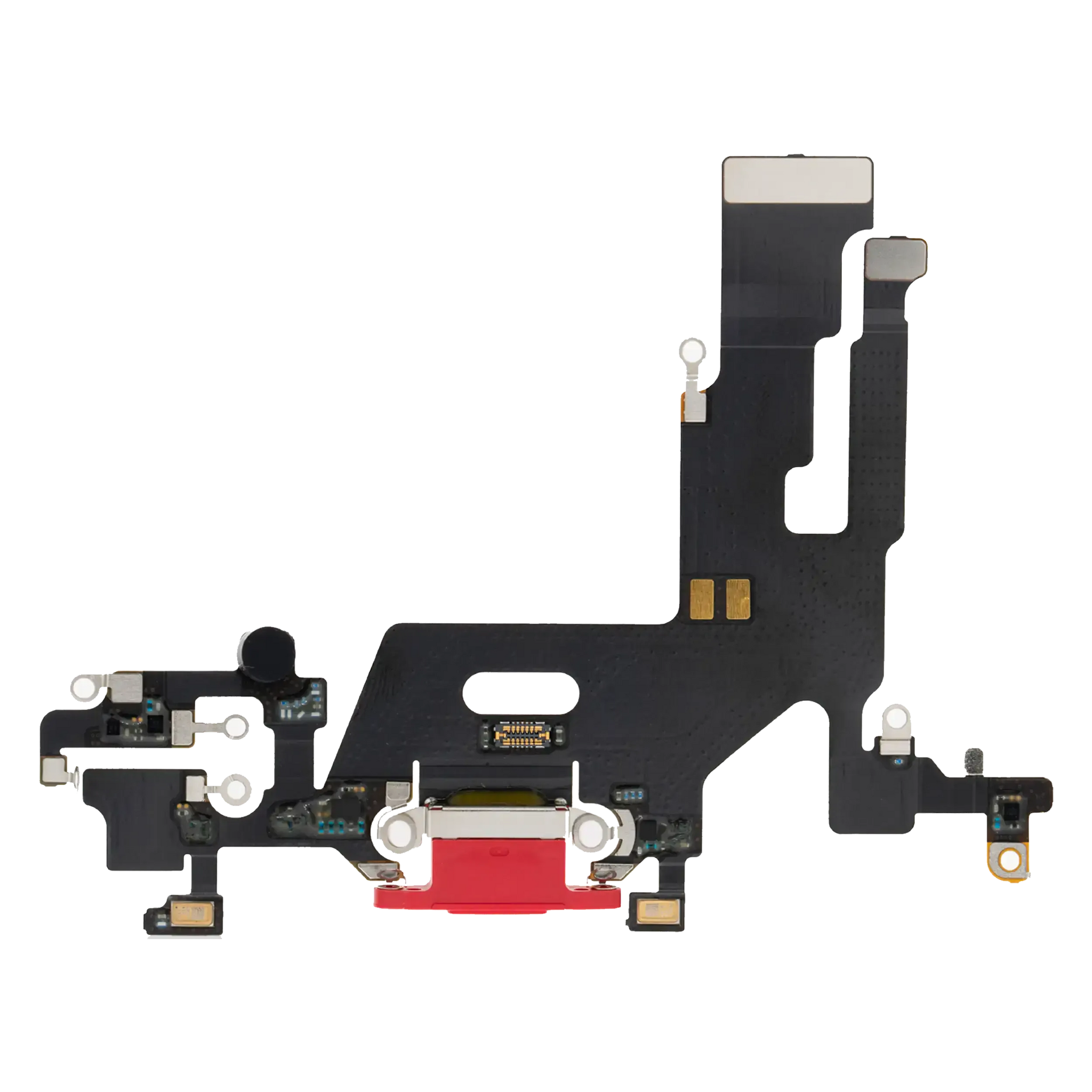 Charging Port Flex Cable For iPhone 11 (Red) (Pull)