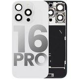 Back Glass w/ MagSafe Magnet & NFC & Flashlight Flex For iPhone 16 Pro (Pull) (White Titanium)