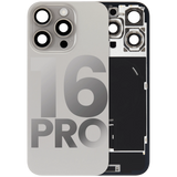 Back Glass w/ MagSafe Magnet & NFC & Flashlight Flex For iPhone 16 Pro (Pull) (Natural Titanium)