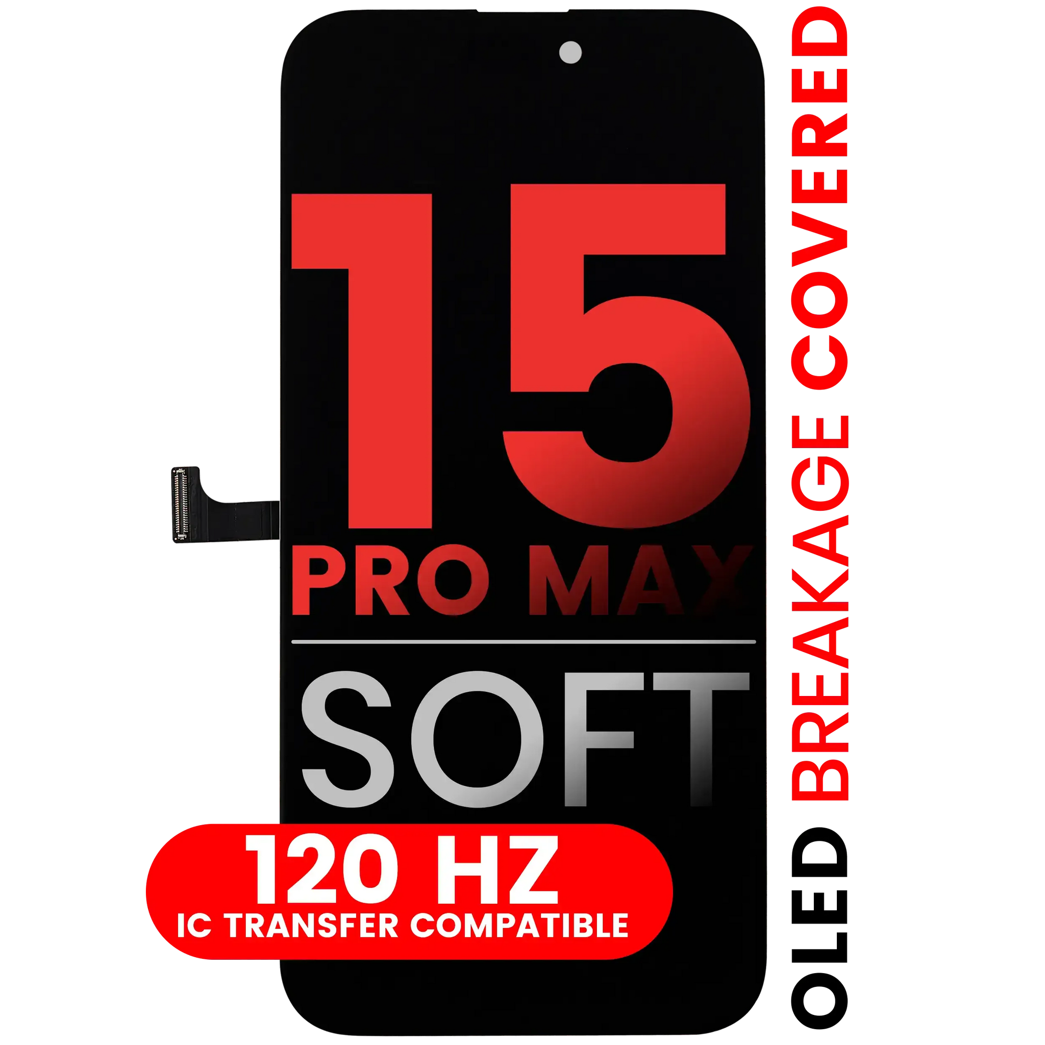 OLED Assembly For iPhone 15 Pro Max (Pro OLED) (120Hz)