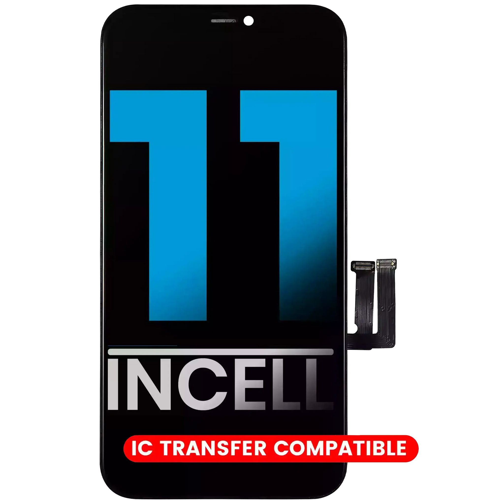 LCD Assembly With Steel Plate Pre-Installed For iPhone 11 (Incell)