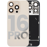 Back Glass w/ MagSafe Magnet & NFC & Flashlight Flex For iPhone 16 Pro (Pull) (Desert Titanium)