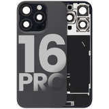 Back Glass w/ MagSafe Magnet & NFC & Flashlight Flex For iPhone 16 Pro (Pull) (Black Titanium)