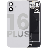 Back Glass w/ MagSafe Magnet & NFC & Flashlight Flex For iPhone 16 Plus (Pull) (White)