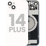 Back Glass w/ MagSafe Magnet For iPhone 14 Plus (Pull) (Starlight)