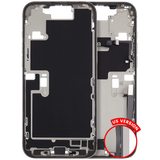 Mid-Frame Housing W/ Charging Port Flex & Small Parts For iPhone 16 Pro Max (US Version) (Pull) (Natural Titanium)