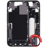 Mid-Frame Housing W/ Charging Port Flex & Small Parts For iPhone 17 (EU / Global Version) (Pull) (Black)