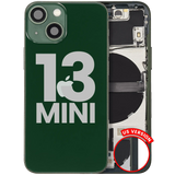 Back Housing W/ Small Parts For iPhone 13 Mini (US Version) (Pull) (Green)