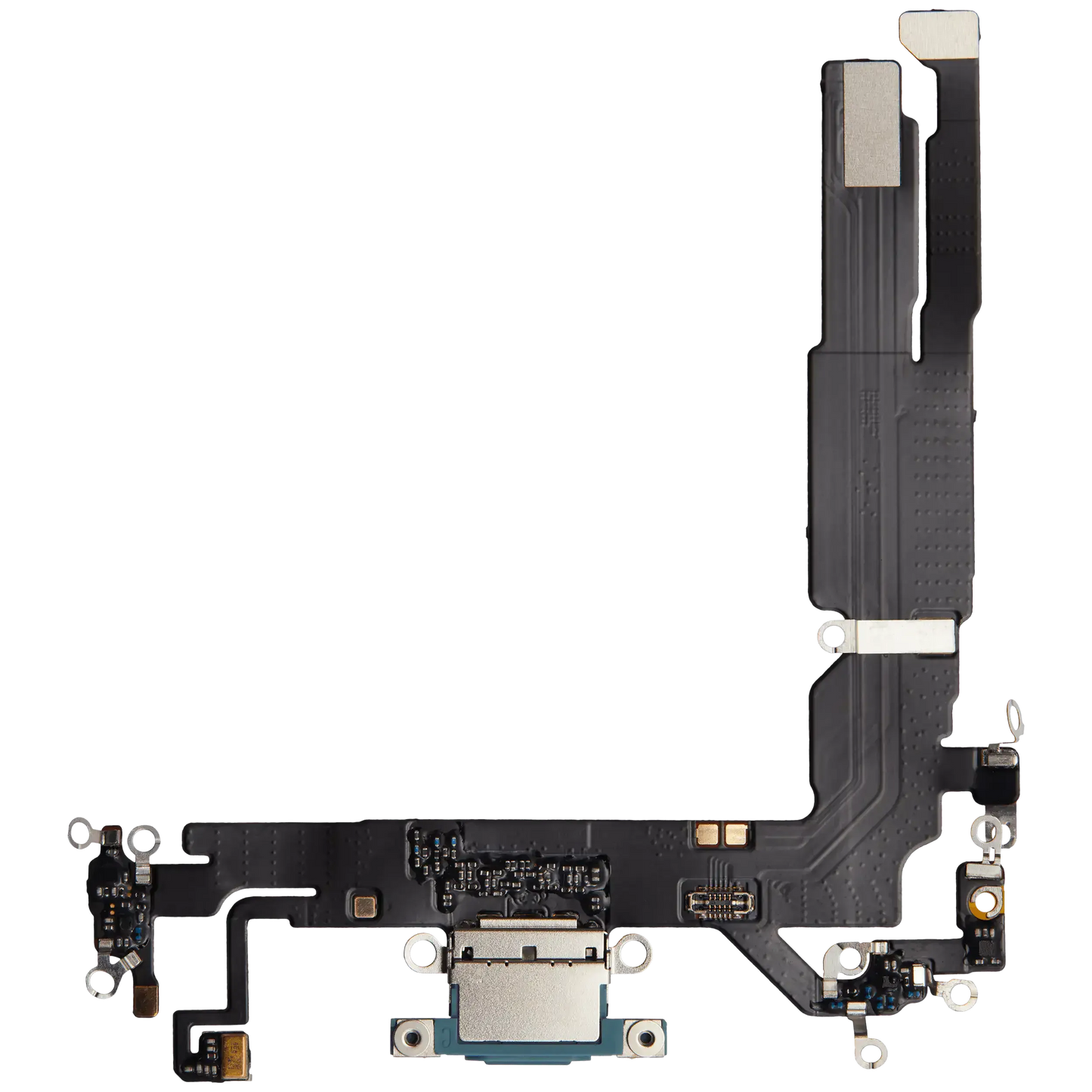 Charging Port Flex Cable For iPhone 16 (Pull) (Teal)