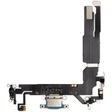 Charging Port Flex Cable For iPhone 16 (Pull) (Teal)