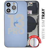 Back Housing W/ Small Parts For iPhone 13 Pro (EU / Global Version) (Pull) (Sierra Blue)
