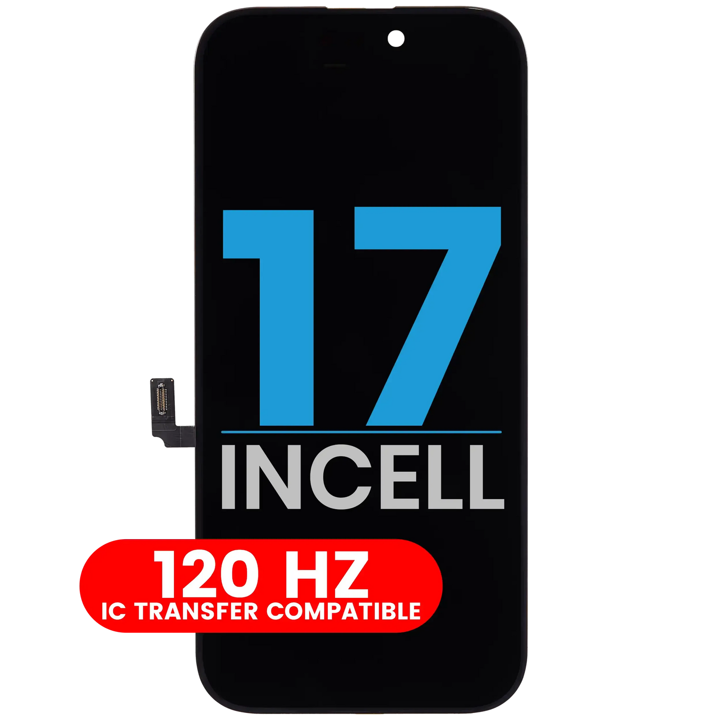 LCD Assembly For iPhone 17 (Pro Incell) (120HZ)
