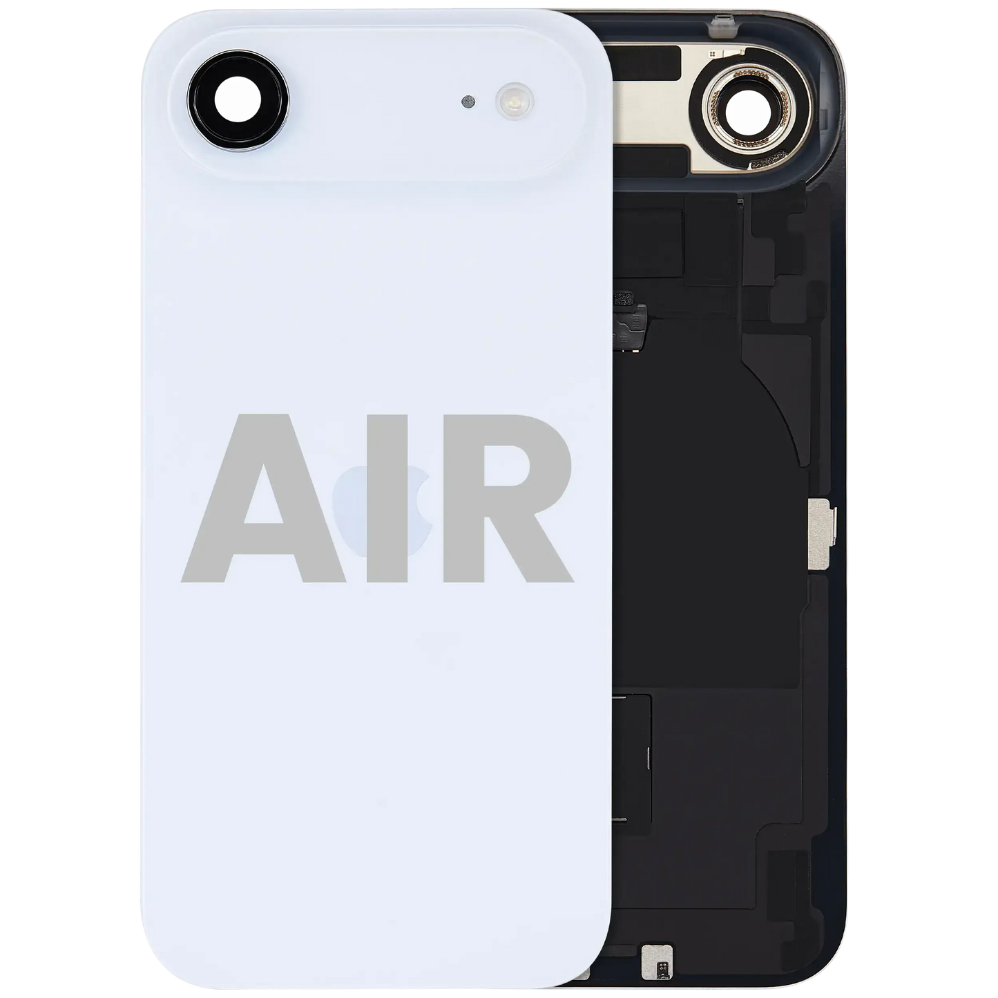Back Glass w/ MagSafe Magnet & NFC & Flashlight Flex For iPhone Air (Pull) (Sky Blue)