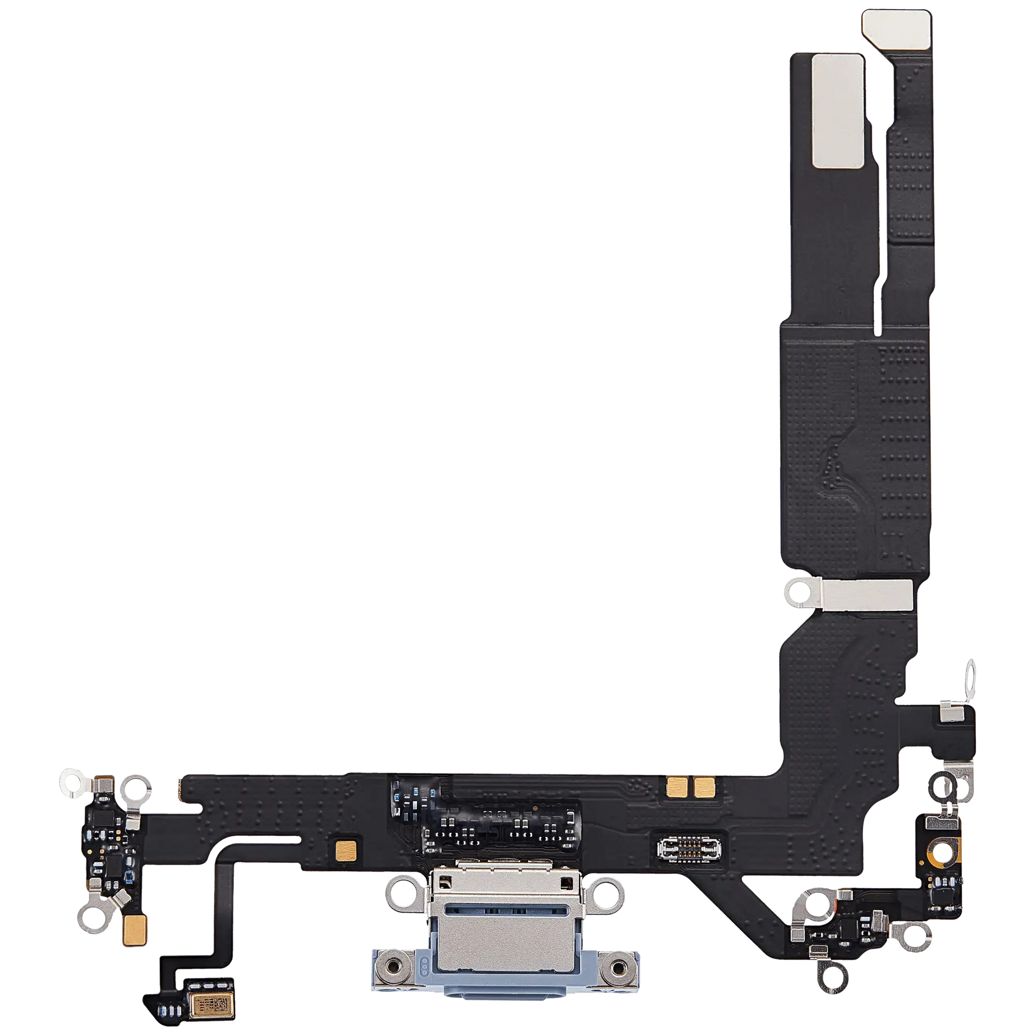 Charging Port Flex Cable For iPhone 17 (Pull) (Mist Blue)
