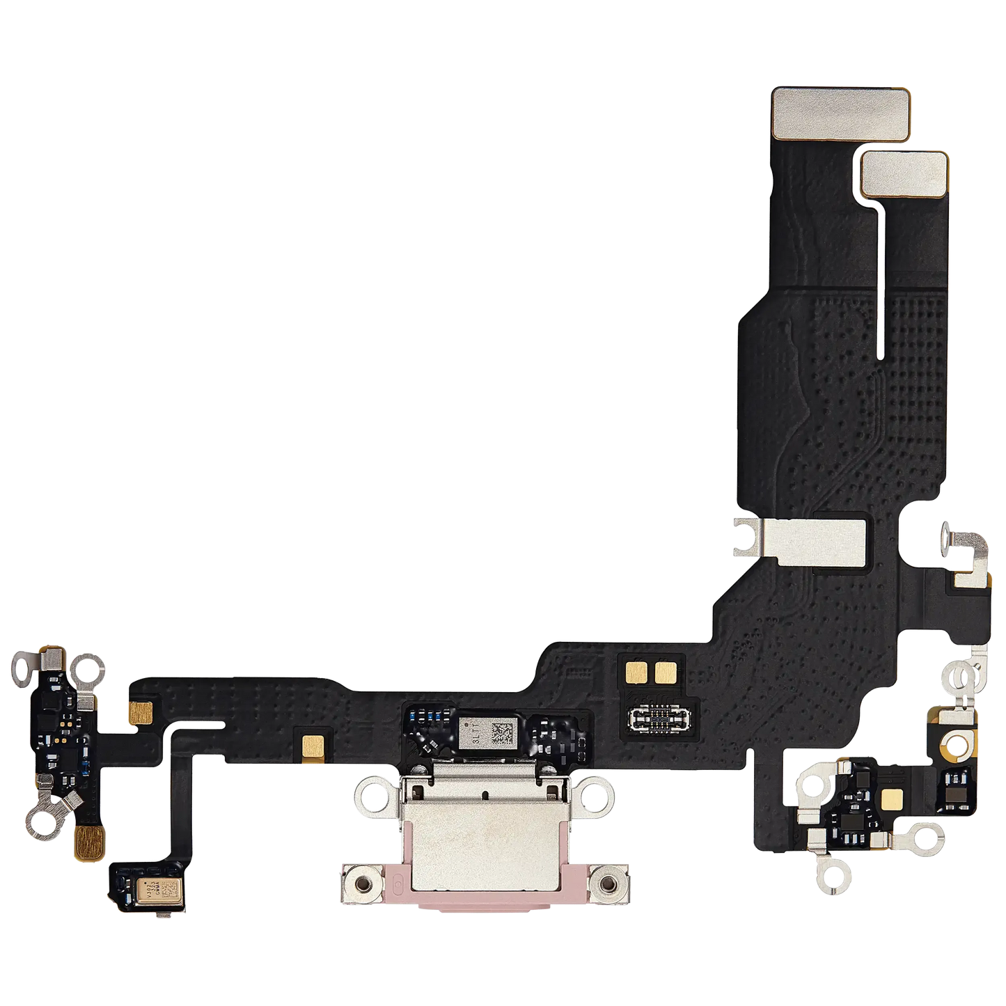 Charging Port Flex Cable For iPhone 15 (Pull) (Pink)
