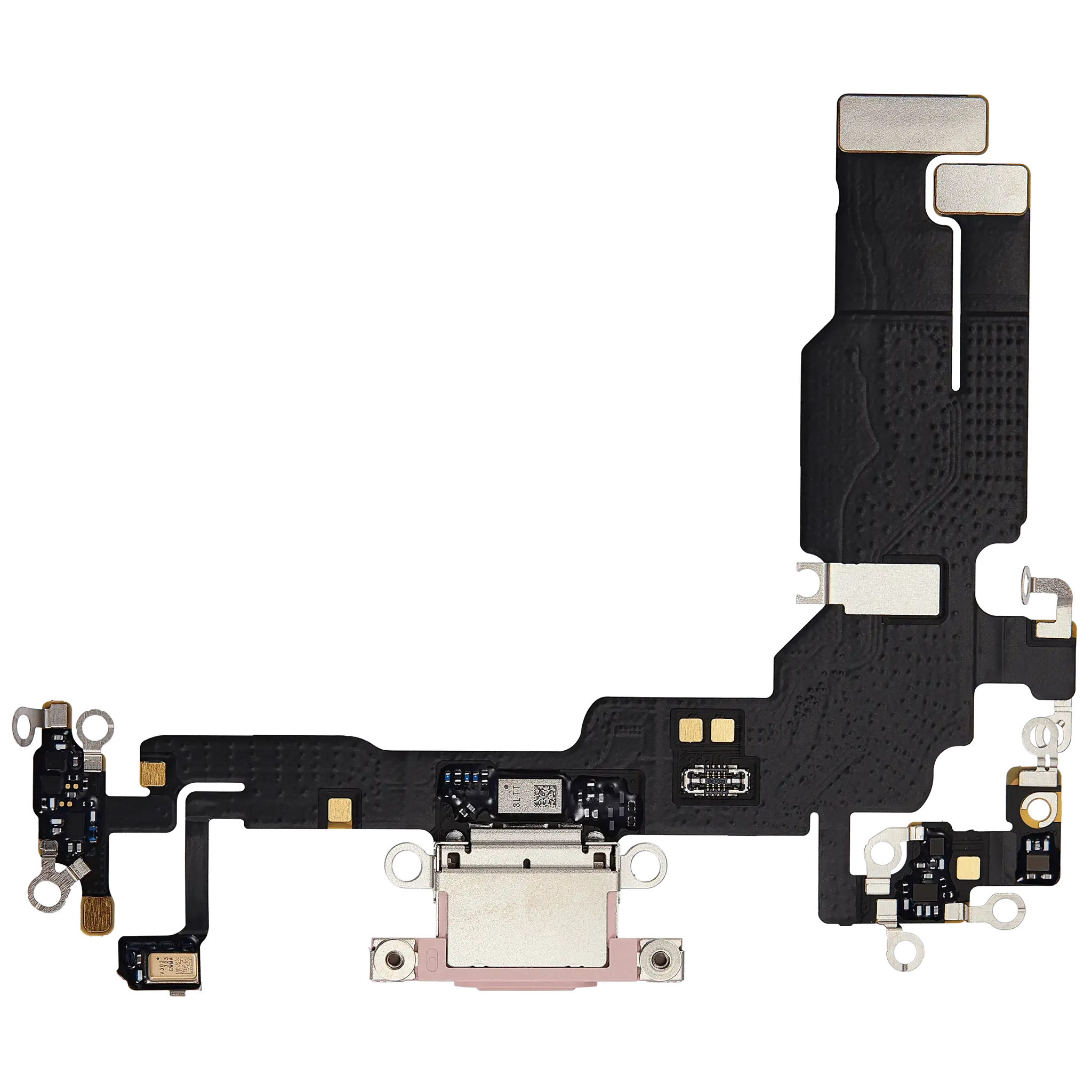 Charging Port Flex Cable For iPhone 15 (Pull) (Pink)