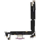 Charging Port Flex Cable For iPhone 16 Plus (Pull) (Pink)