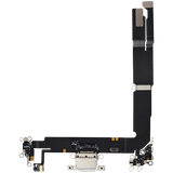 Charging Port Flex Cable For iPhone 16 Plus (Pull) (White)