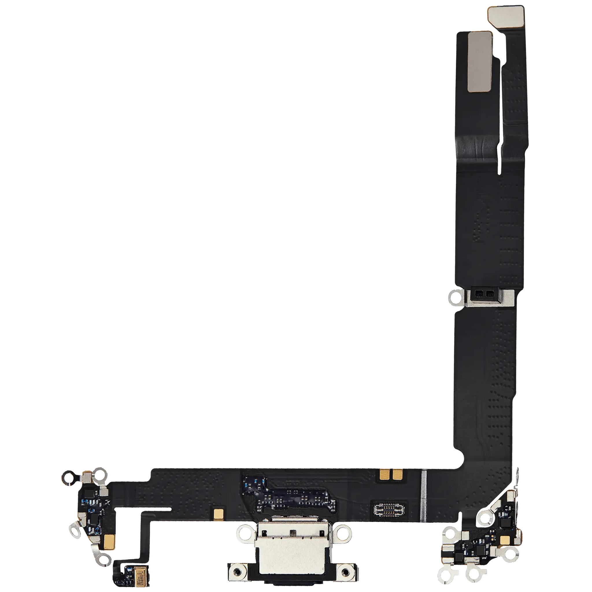Charging Port Flex Cable For iPhone 16 Plus (Pull) (Black)