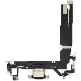 Charging Port Flex Cable For iPhone 16 (Pull) (Black)