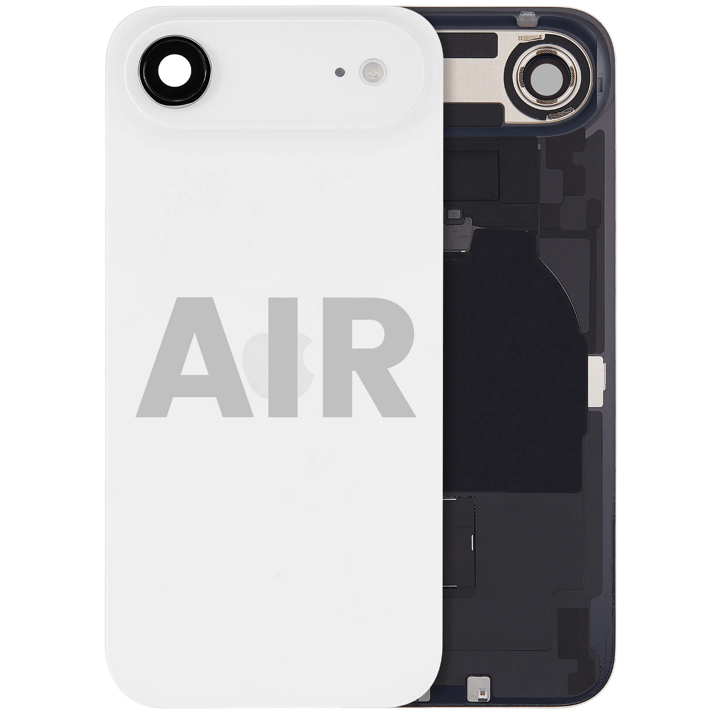 Back Glass W/ MagSafe Magnet & NFC & Flashlight Flex For iPhone Air (Pull) (White)