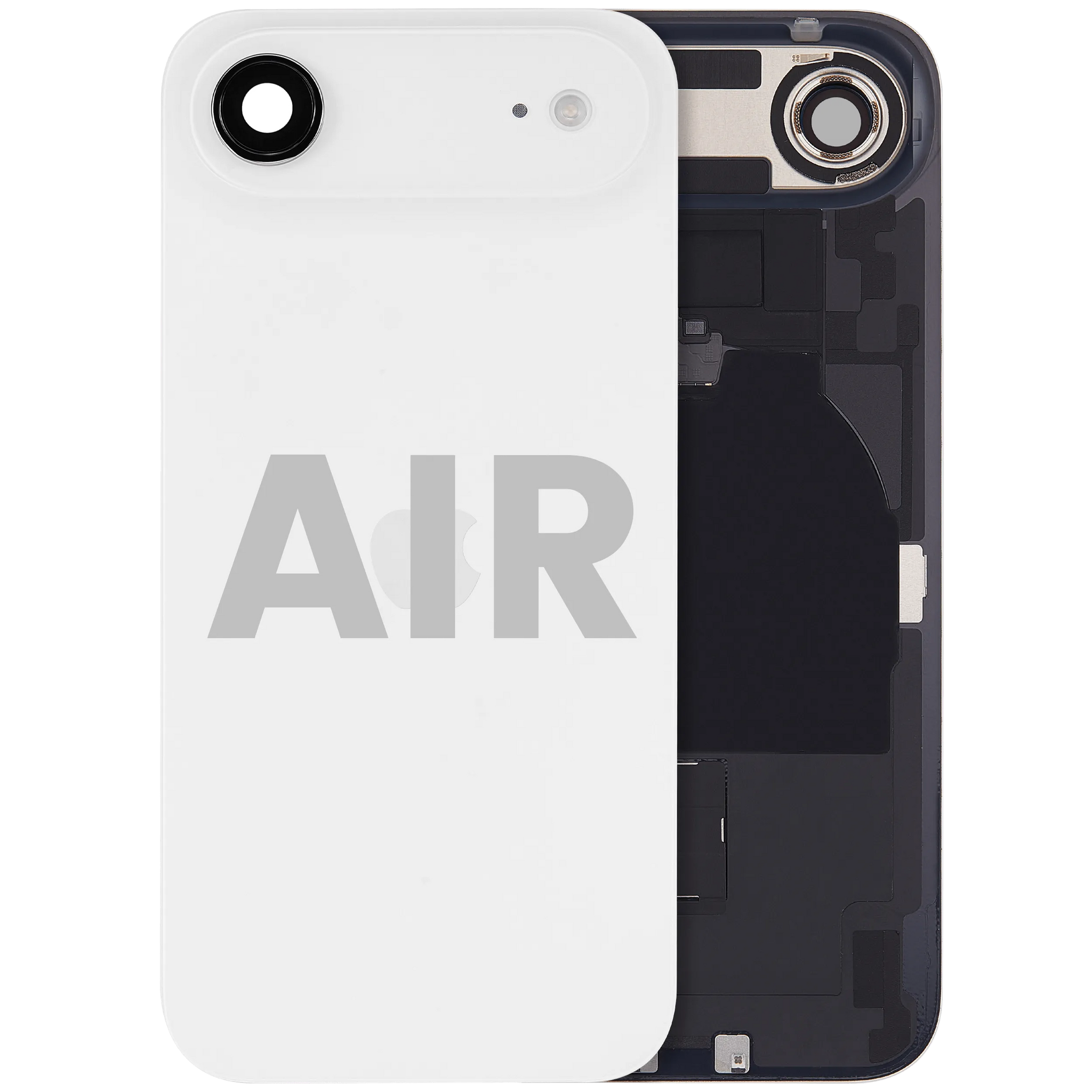 Back Glass W/ MagSafe Magnet & NFC & Flashlight Flex For iPhone Air (Pull) (White)