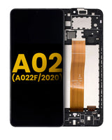 LCD Assembly With Frame For Samsung Galaxy A02 (A022F / 2020) (Refurbished) (All Colors)