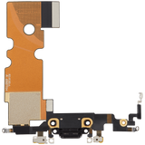 Charging Port Flex Cable For iPhone SE (2020) (Pull) (Black)